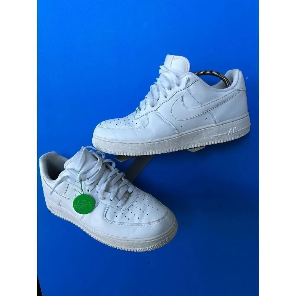 Nike Air Force 1 Low '07 Triple White Sneakers 315122-111 Men's Size 12